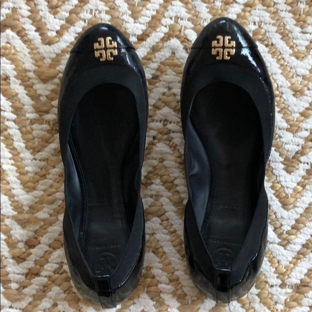Tory Burch black Jolie flats